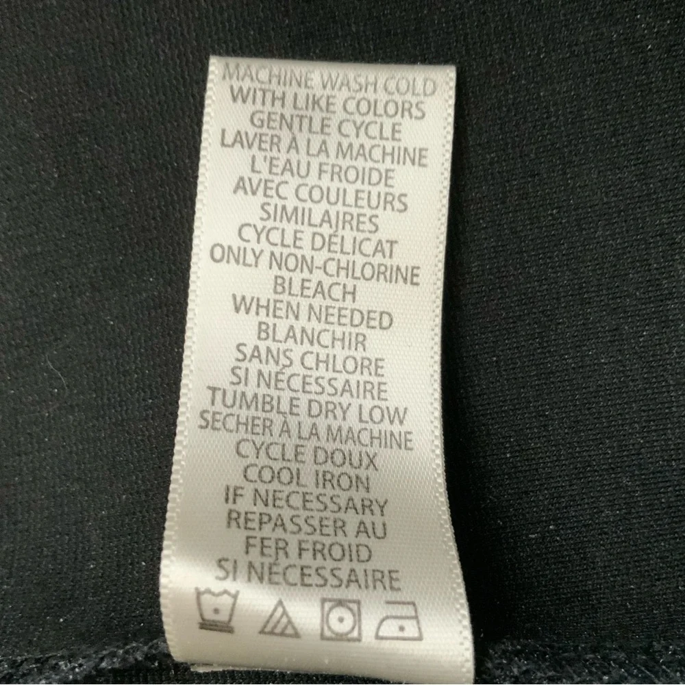 MAX STUDIO Patterned Ponte Leggings Gray Large